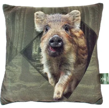 Dekorativní polštářek TifanTEX Lovecký polštář Divočák 27x27cm
