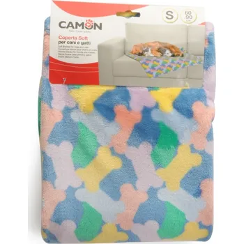 Pelíšek pro psa CAMON DEKA JEMNÁ LITTLE BONES S 60x90cm