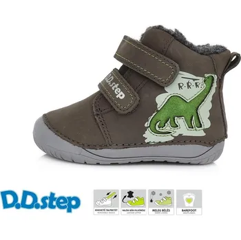 Dívčí obuv Dětské zimní boty D.D.Step barefoot W070-327 Dark Grey Velikost: 20