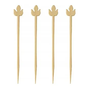 Jednorázové nádobí Párátka Papstar 9 cm 100 ks bambusové