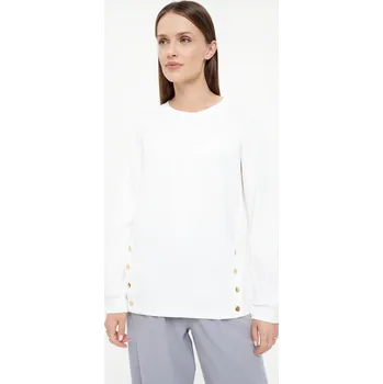 Dámská mikina Greenpoint lehká dámská mikina bílá Velikost: XL