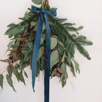 Stuha Bella Rose Sametová stuha 3 cm – modrá (9 m)