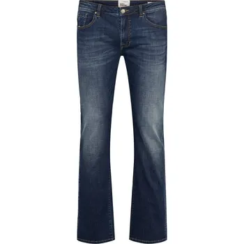 Pánské kalhoty Pánské rifle 41303 NORTH 56°4 modré s vybledlým efektem stretch elastické NORTH 56°4 - 126