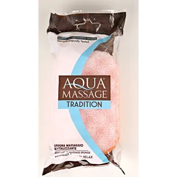 Vatová tyčinka AQUA Koupelová houba s masážní vrstvou
