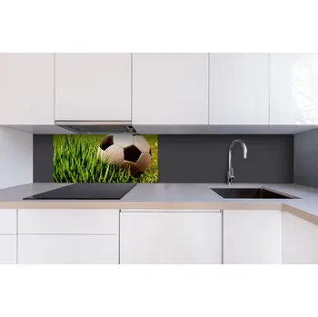 Obklad DIMEX | Dibond za kuchyňskou linku DBW-08040-038 | 80 x 40 cm | Fotbalový míč + Dibond deska za kuchyňskou linku DIMEX v rozměru 80 x 40 cm, motiv Fotbalový míč