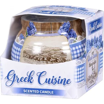 Svíčka Svíčka ve skle ŘECKÁ KUCHYNĚ vonná 70g