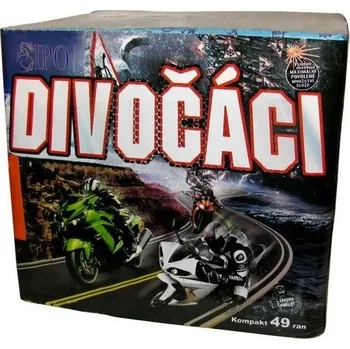 Zábavní pyrotechnika Ohňostroje SIPO s.r.o. Kompakt DIVOČÁCI 49 ran