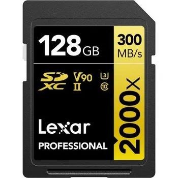 Paměťová karta Karta SD SDHC 128 GB Ne TLC Lexar, řada: Gold 0 → 70°C 2000x