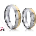 Goldpoint Chirurgická ocel snubní prsteny 023 Jindřich a Eliška Varianta: snubní prsten