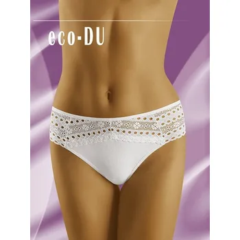 Dámská móda Dámské kalhotky Eco-Du White - Wol-Bar XL