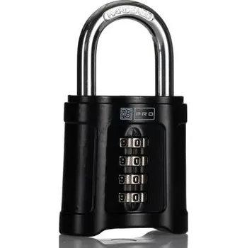 Visací zámek Ne Visací zámek, Slitina zinku Vnitřní, venkovní 8mm třmen, Černá