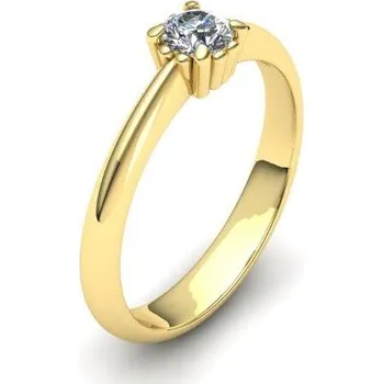 Prsten Zásnubní prsten s briliantem PZB20050 Materiál: Červené zlato 14kt, Velikost: 58