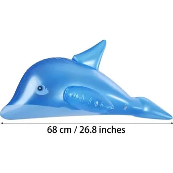 Nafukovací hračka do vody | držák na nápoje - Delfín