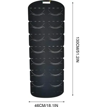 Organizér oblečení Nástěnný organizér na čepice, úspora místa ve skříni | věšáky do skříně - černá