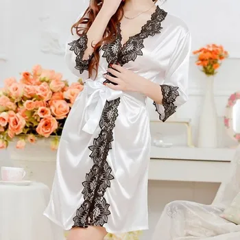 Dámský župan Dámský župan + kalhotky - Bílá,Univerzální