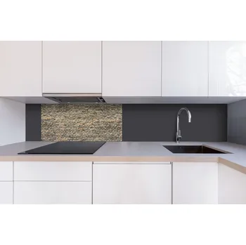 Obklad DIMEX | Dibond za kuchyňskou linku DBW-08040-254 | 80 x 40 cm | Stará cihlová zeď + Dibond deska za kuchyňskou linku DIMEX v rozměru 80 x 40 cm, motiv Stará cihlová zeď