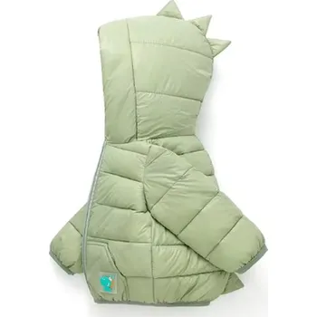 Dívčí bunda Dětská zimní/podzimní bunda "Dinosaurus" (vel. od 2 do 6 let) Barva: zelená, Velikost: 110/4 roky