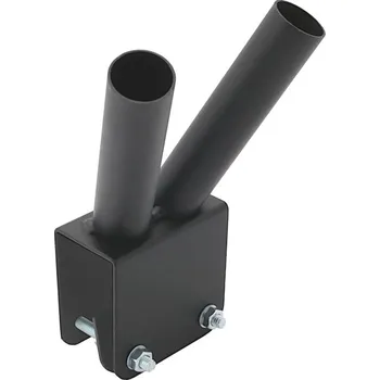 Vlajka Držák vlajky na zábradlí Barva: černý, vlajka: dvě tyče