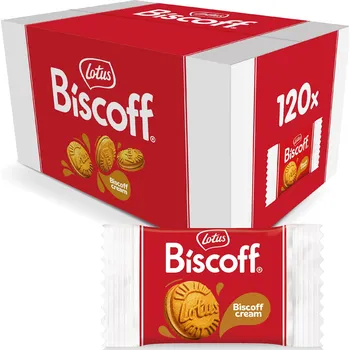 LOTUS FOOD Lotus Biscoff Plněné sušenky s Biscoff krémem BOX 120 ks 1200g