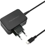 QOLTEC síťová nabíječka usb‑c 65 w s power delivery a quick charge, černá