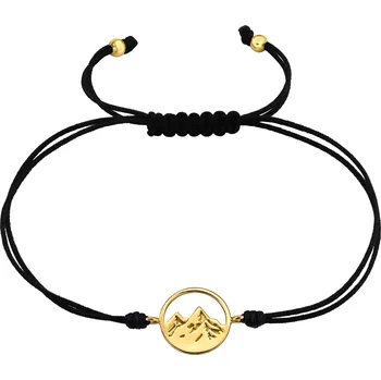 Náramek Provázkový náramek ZLATÉ HORY Ag 925; ≤0,7 g.