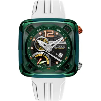 Hodinky Nubeo NB-6096-02 Ecliptic Dual Time 45mm 5ATM