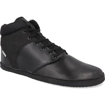 Dívčí zimní obuv Barefoot zimní boty Pegres - BF83 0.1 černé Velikost: 38