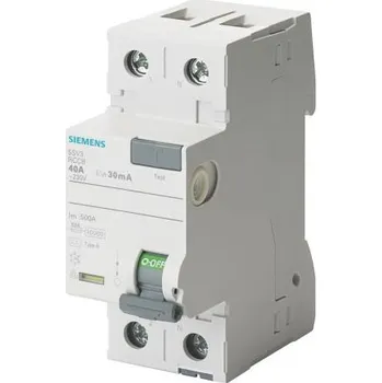 Proudový chránič RCCB 2pólový Typ A 16A 30mA Siemens SENTRON 24-125V
