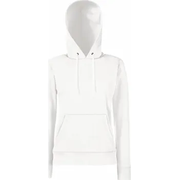 Dámská mikina Classic Lady-Fit Hooded Sweat mikina dámská S White