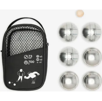 Petanque DECATHLON Sada 6 koulí 100 na rekreační pétanque