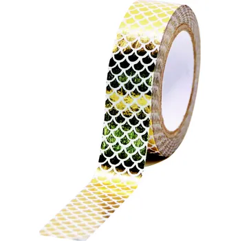 Lepicí páska Dekorační páska GG FT 933206 Gold pattern 10m x 15mm