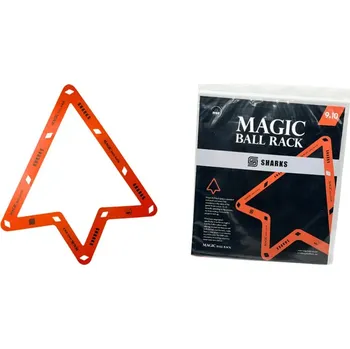 Kulečníkový stůl Rozstřelová podložka Magic Ball Rack Pro 9 a 10 Sharks Edition