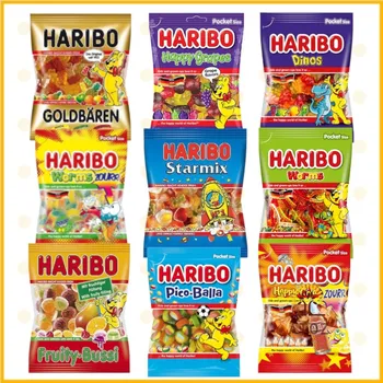 Bonbon 9x Želé HARIBO 160 g / 200 g MIX 9 ks - VÝPRODEJ !!! DMT: 2022/2023 (cena za 1 ks = 19,- Kč) - SUPER CENA !!! (haribo mix druhů / 9 ks / druhy se mohou lišit / ilustrační obrázek)