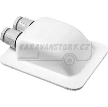 Příslušenství ke karavanu Střešní kabelová průchodka dvojitá