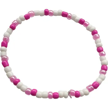 Náramek Náramek z korálků - růžový
