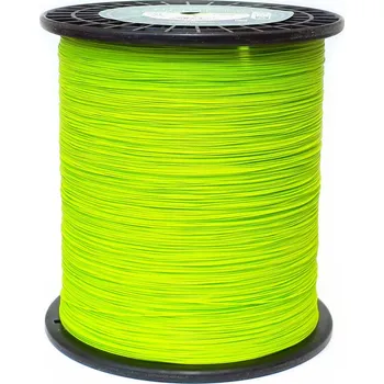 MadCat sumcová šňůra BACKBONE PE-X8 0.60mm 84.1kg, chartreuse (Velmi pevná a do hladka spletená šňůra na sumce žlutozelené barvy prodávaná v metráži.)
