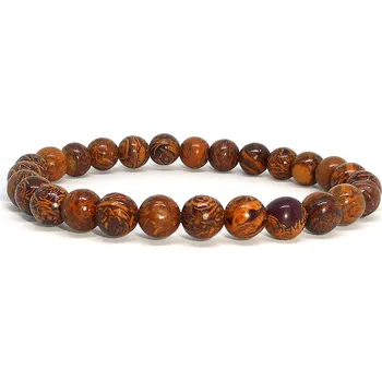 Náramek Olivie Náramek 8mm SLONÍ JASPIS 9138 ≤19 g.