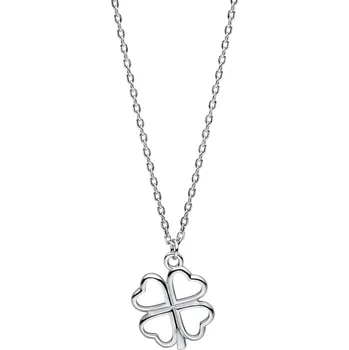 Náhrdelník stříbrný náhrdelník ČTYŘLÍSTEK Stříbrná