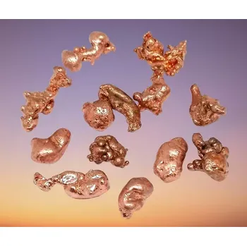 Měděné skulptury 3-4 g