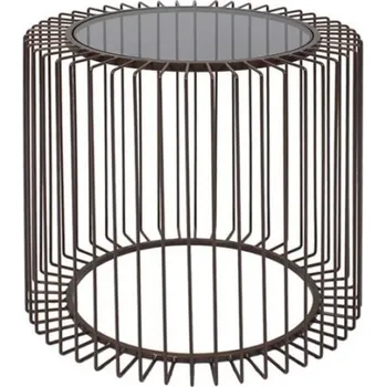 Konferenční stolek BIZZOTTO Konferenční stolek KIERAN ø50 cm měděný