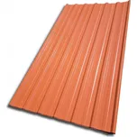 Blachotrapez T18 Plus Pladur RAL Premium 1173 x 2000 x 0,5 mm RAL 8004 cihlově červená 1 m²