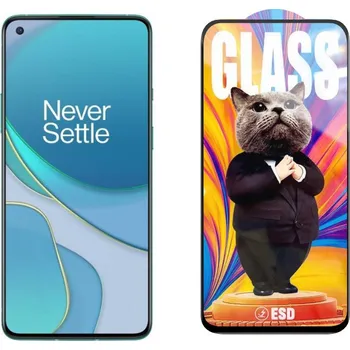 3D Ochranné tvrzené sklo na OnePlus 8T - Mr. Cat ESD