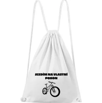 Městský batoh DOBRÝ TRIKO Bavlněný batoh Vlastní pohon Barva: Bílá