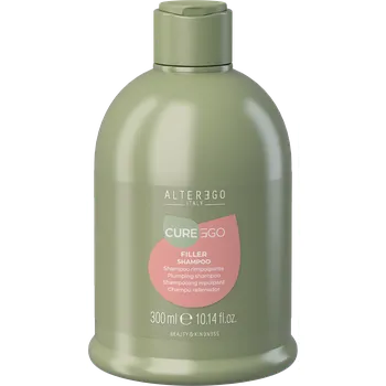 Šampon Curego Filler Šampon 300 ml – pro jemné, oslabené a lámavé vlasy Zpevňující šampon pro slabé a jemné vlasy – síla, vitalita a hebkost
