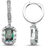 Stříbrné náušnice MYSTIC TOPAZ Ag 925; ≤3,8 g.