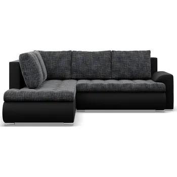 Sedací souprava Rozkládací rohová sedací souprava TOKIO V Levá Šedá/černá I