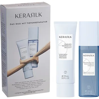 Kosmetická sada Kerasilk Duo Set - Termoochranný sprej 90 ml + Posilující fluid 125 ml Dárková sada