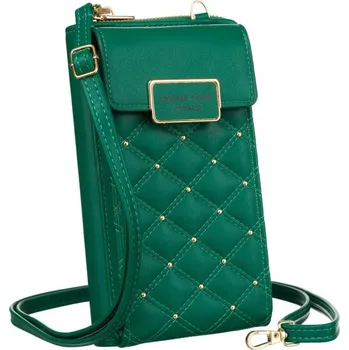 Kabelka Dámská mini kabelka-peněženka z ekologické kůže Barva: Zelená