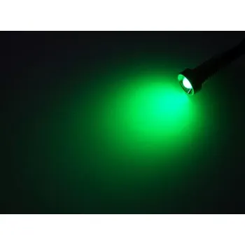 Osvětlení interiéru vozidel Sada 5 LED světel do interiéru Kamionu 24V Chrom- zelené