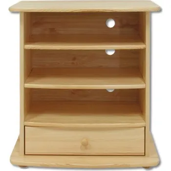 Televizní stolek KIK TRADE Dřevěný televizní stolek z borovice masiv KIK 107 Odstíny: Přírodní lakovaná